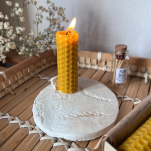 vela cera abeja