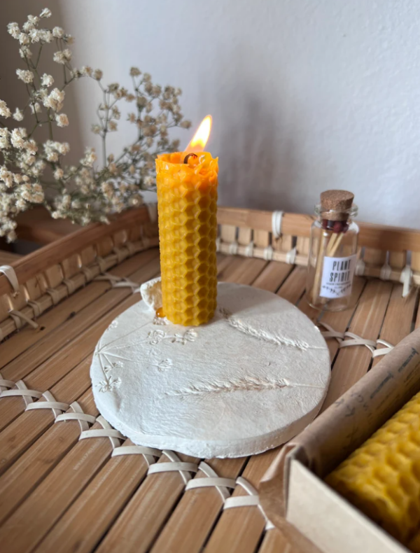 vela cera abeja