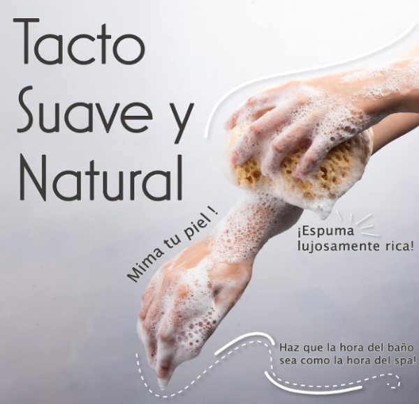 Esponja Corporal Natural para la Ducha - Imagen 3
